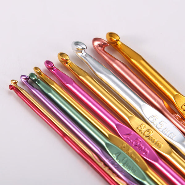 Multi-color Aluminum Crochet Hooks
