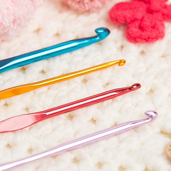 Multi-color Aluminum Crochet Hooks