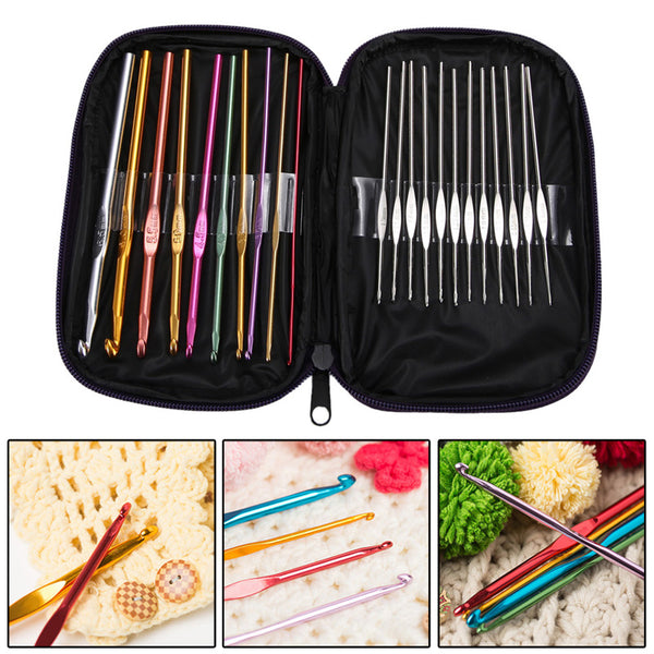 Multi-color Aluminum Crochet Hooks